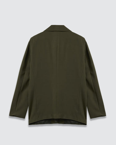 Blazer básico verde militar