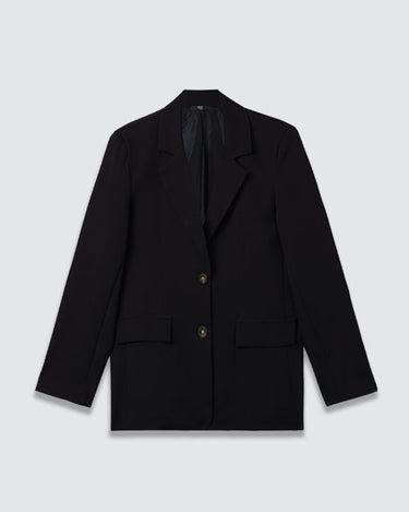 Blazer básico preto